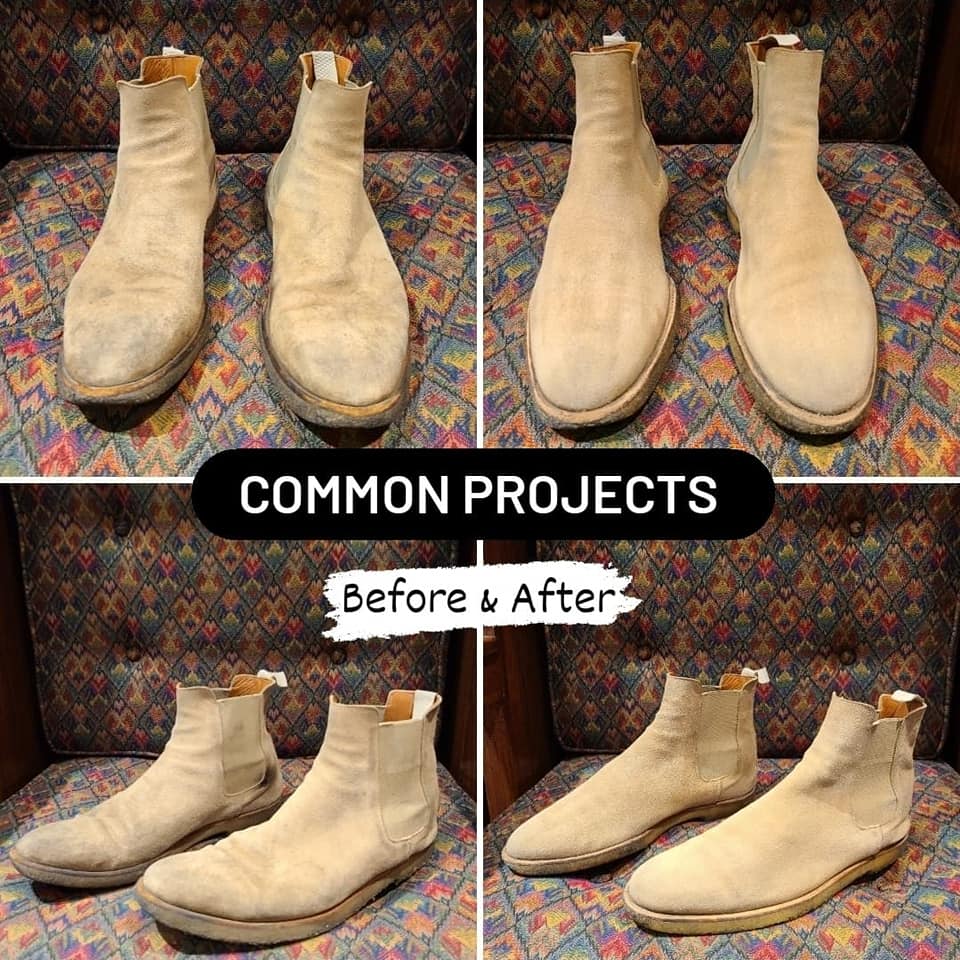 Common Projects Suede Chuka boots