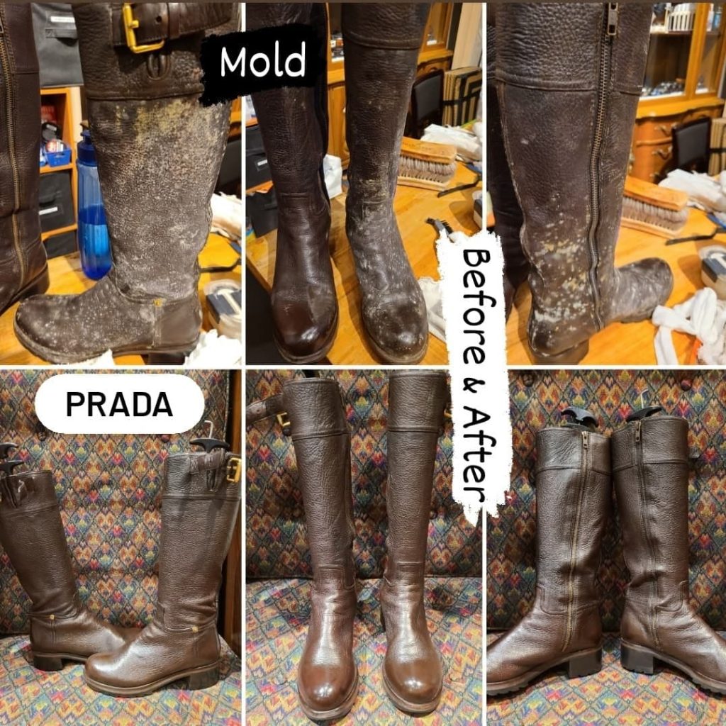 Mold on Prada boots -2021